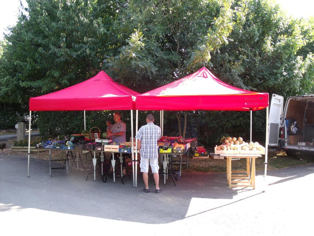 Hotel Camping Des Rulieres Saint-Valérien Zewnętrze zdjęcie